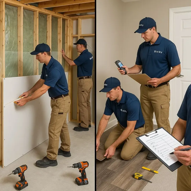 Repairs and Reconstruction process in Hamilton, GA